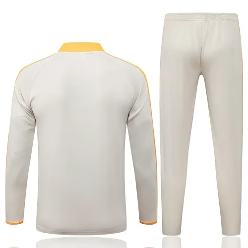 26-27 Bayern Khaki Half Pull Tracksuit #B26077(半拉链)