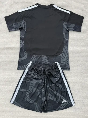 26-27 Aston Villa Black Goalkeeper Kids Soccer Jersey
