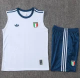 26-27 Italy Light blue Tank top and shorts suit #D26053