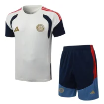 26-27 Bayern Khaki Training Short Suit #J26046 26-27 Bayern Khaki Training Short Suit #J26046