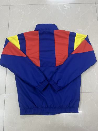 26-27 River Plate Retro Windbreaker, Navy with Red & Yellow