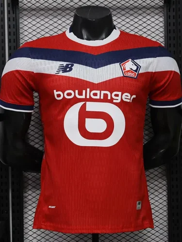 26-27 Lille Home Player Version Soccer Jersey