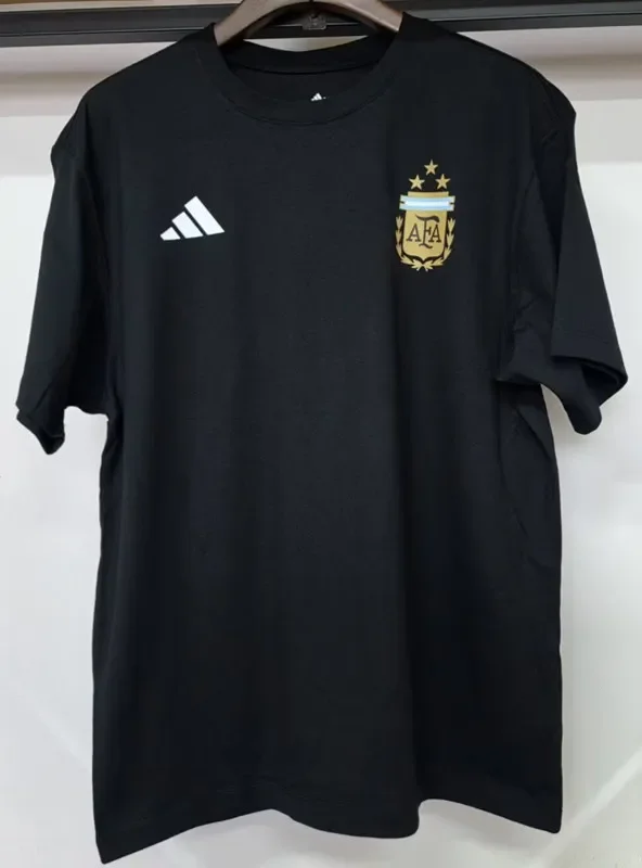 26-27 Argentina Black High Quality Casual T-Shirt