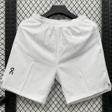 D629 ON White Casual Short Pants