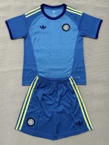 26-27 Leeds United Blue Goalkeeper Kids Soccer Jersey 26-27 Leeds United Blue Goalkeeper Kids Soccer Jersey