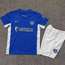 26-27 Portsmouth Home Kids Soccer Jersey 26-27 Portsmouth Home Kids Soccer Jersey