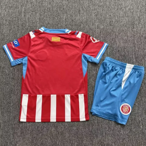 26-27 Girona Home Kids Soccer Jersey