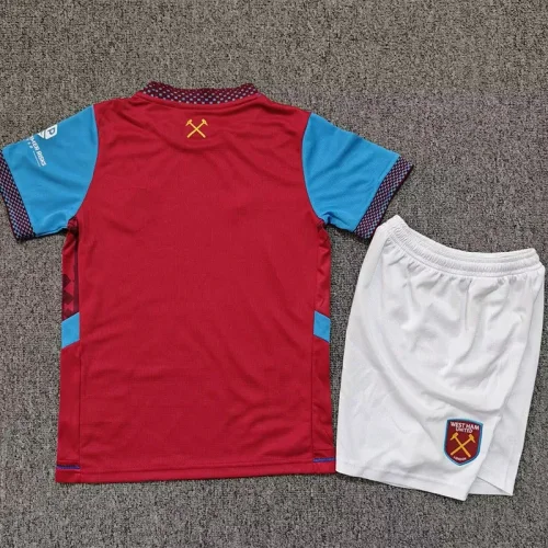 26-27 West Ham Home Kids Soccer Jersey