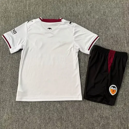 26-27 Valencia Home Kids Soccer Jersey
