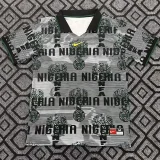 26-27 Nigeria Grey Black Training Shirts