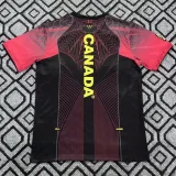 26-27 Canada Black Red Training shirts