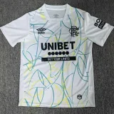 26-27 Rangers White Goalkeeper Fans Soccer Jersey