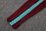 26-27 Portugal Brown Red Half Pull Tracksuit #B26073(半拉链)