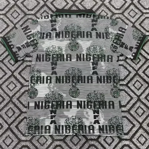 26-27 Nigeria Grey Black Training Shirts