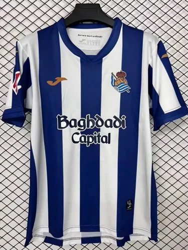 26-27 Real Sociedad Home Fans Soccer Jersey