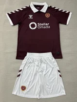 26-27 Hearts Home Kids Soccer Jersey 26-27 Hearts Home Kids Soccer Jersey