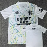 26-27 Rangers White Goalkeeper Fans Soccer Jersey