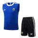 26-27 Argentina Fancy blue Tank top and shorts suit #D26056