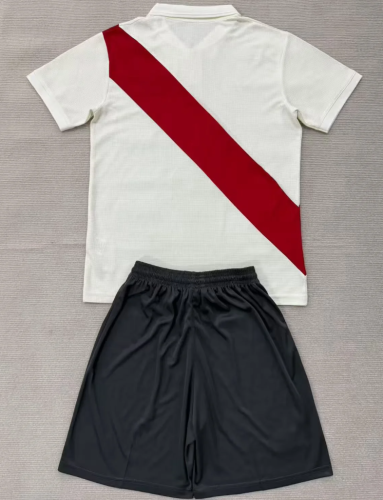 26-27 River Plate Beige ‌125th Anniversary  Kids Soccer Jersey