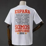 2026 Spain White Campeones High Quality T-Shirt (三叶标)