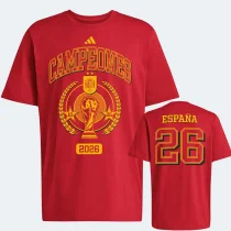 2026 Spain Red Campeones High Quality T-Shirt 2026 Spain Red Campeones High Quality T-Shirt