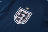 26-27 England Royal blue Half Pull Tracksuit (半拉链)