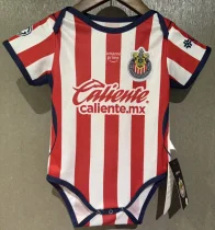 26-27 Chivas Guadalajara Home Baby Infant Crawl Suit 26-27 Chivas Guadalajara Home Baby Infant Crawl Suit