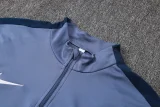 26-27 England Gray Half Pull Tracksuit (半拉链)
