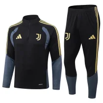 26-27 JUV Black Half Pull Tracksuit (半拉链) 26-27 JUV Black Half Pull Tracksuit (半拉链)