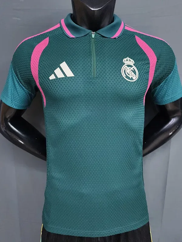 26-27 RMA Green Player Version Training Shirts (半拉链)