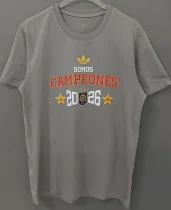2026 Spain Gray Campeones High Quality T-Shirt (灰)(三叶标) 2026 Spain Gray Campeones High Quality T-Shirt (灰)(三叶标)