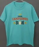 2026 Spain Lake blue Campeones High Quality T-Shirt (三叶标)