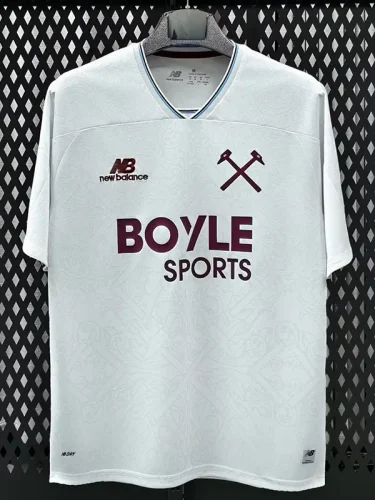 26-27 West Ham Away Fans Soccer Jersey