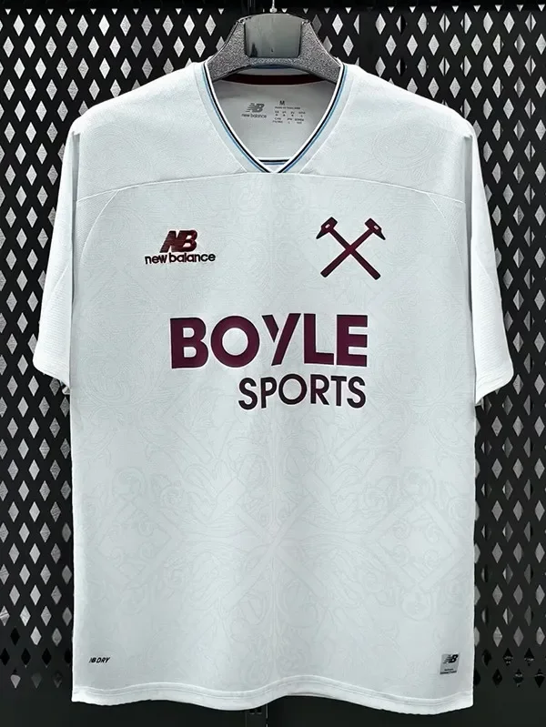 26-27 West Ham Away Fans Soccer Jersey