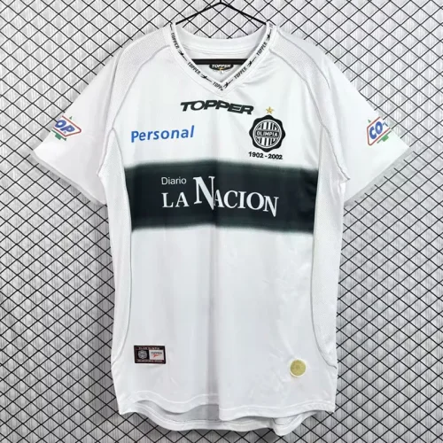 2002 Club Olimpia Home Retro Soccer Jersey