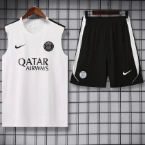 26-27 PSG White Tank top and shorts suit 26-27 PSG White Tank top and shorts suit