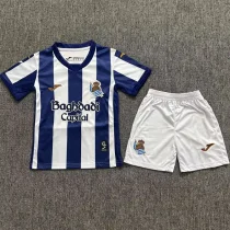 26-27 Real Sociedad Home Kids Soccer Jersey 26-27 Real Sociedad Home Kids Soccer Jersey