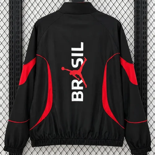 26-27 Brazil Jordan Black Windbreaker