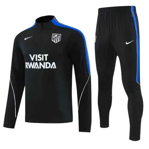 26-27 ATM Black Half Pull Tracksuit (半拉链)