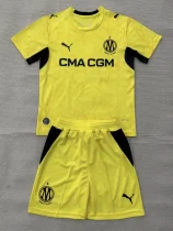 26-27 Marseille Yellow Goalkeeper Kids Soccer Jersey 26-27 Marseille Yellow Goalkeeper Kids Soccer Jersey