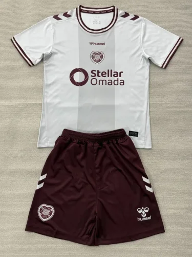 26-27 Hearts Away Kids Soccer Jersey