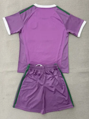 26-27 Man Utd Pink Goalkeeper Kids Soccer Jersey