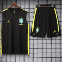 26-27 Brazil Jordan Black Tank top and shorts suit