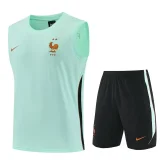 26-27 France Light green Tank top and shorts suit