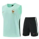26-27 France Light green Tank top and shorts suit