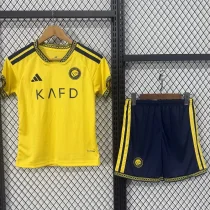 26-27 AL-Nassr Home Kids Soccer Jersey