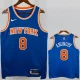 22-23 Knicks ANUNOBY #8 Blue Top Quality Hot Pressing NBA Jersey