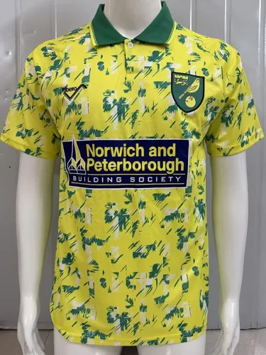 992-1994 Norwich Home Retro Soccer Jersey