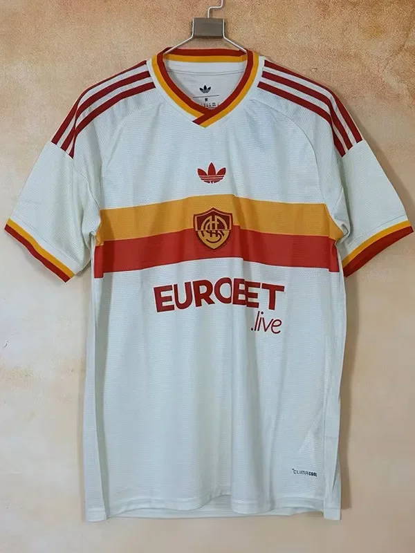 26-27 Roma White Fans Soccer Jersey