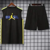 26-27 Brazil Jordan Black Tank top and shorts suit